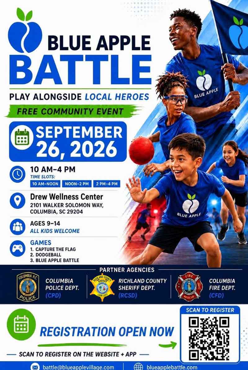 Blue Apple Battle - Sept 26 Event date flyer